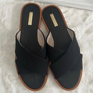 LOUISE et CIE Lo-Adalla Criss Cross Slide Sandal 9.5